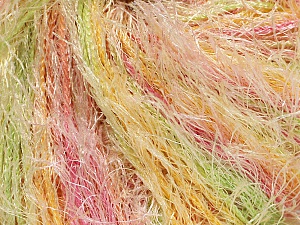 Fiber Content 100% Polyester, Yellow, Pink, Brand Ice Yarns, Green, Cream, Yarn Thickness 5 Bulky Chunky, Craft, Rug, fnt2-54423