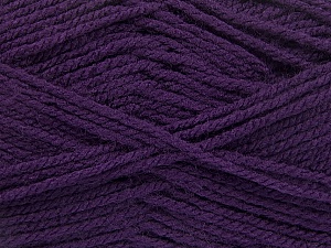Worsted Composition 100% Acrylique, Purple, Brand Ice Yarns, Yarn Thickness 4 Medium Worsted, Afghan, Aran, fnt2-54670