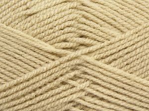 Worsted Composition 100% Acrylique, Light Beige, Brand Ice Yarns, fnt2-69541