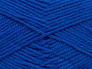Worsted Composition 100% Acrylique, Saxe Blue, Brand Ice Yarns, fnt2-69542