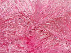 Fiber Content 75% Polyester, 25% Iridescent Lurex, Pink, Brand Ice Yarns, fnt2-69835 