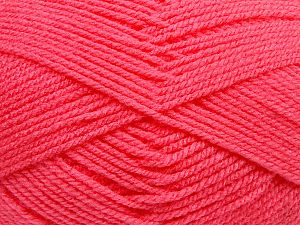 Worsted Composition 100% Acrylique, Brand Ice Yarns, Candy Pink, fnt2-69998
