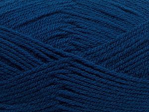 Worsted Composition 100% Acrylique, Navy, Brand Ice Yarns, fnt2-71164