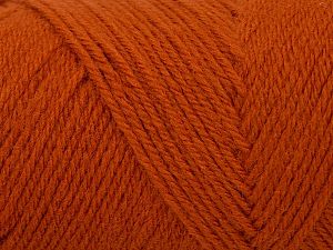 Items made with this yarn are machine washable & dryable. Fiber Content 100% Acrylic, Brand Ice Yarns, Dark Orange, fnt2-71462