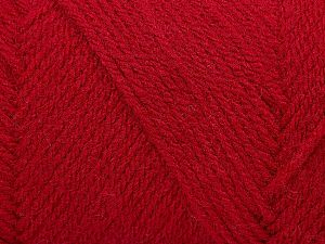 Fiber Content 90% Acrylic, 10% Wool, Red, Brand Ice Yarns, fnt2-72418