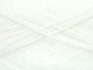 Fiber Content 100% Acrylic, White, Brand Ice Yarns, fnt2-74438