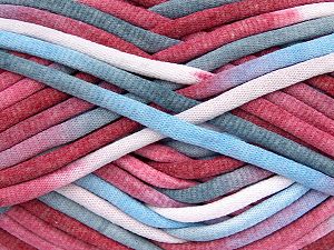 Composition 60% Polyamide, 40% Coton, Red, Pink Shades, Light Blue, Brand Ice Yarns, Grey, fnt2-74540
