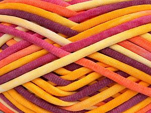 Composition 60% Polyamide, 40% Coton, Yellow, Pink, Orange, Brand Ice Yarns, fnt2-74546