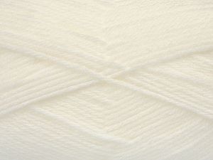 Fiber Content 100% Acrylic, White, Brand Ice Yarns, fnt2-74698