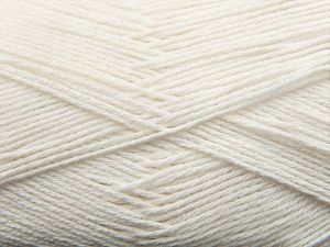 Fiber Content 50% Acrylic, 50% Cotton, White, Brand Ice Yarns, fnt2-77091