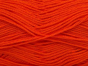 Ne: 8/4. Nm 14/4 Composition 100% Coton mercerisé, Orange, Brand Ice Yarns, fnt2-77131