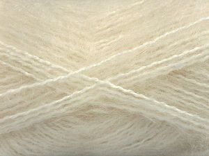 Contenido de fibra 45% AcrÃ­lico, 30% Mohair, 25% Lana, White, Brand Ice Yarns, fnt2-77442 