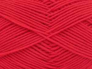 Fiber Content 60% Superwash Merino Wool, 40% Acrylic, Red, Brand Ice Yarns, fnt2-77810