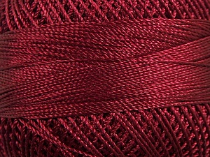 Composition 100% Micro fibre, Brand YarnArt, Burgundy, Yarn Thickness 0 Lace Fingering Crochet Thread, fnt2-17315