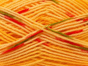 Composition 100% Baby acrylique, Yellow, Red, Brand Ice Yarns, Green, Gold, Yarn Thickness 2 Fine Sport, Baby, fnt2-22041