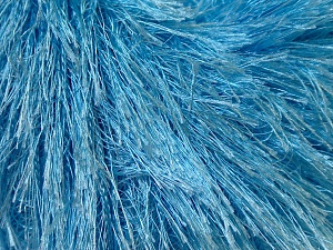 Fiber Content 100% Polyester, Light Blue, Brand Ice Yarns, Yarn Thickness 5 Bulky Chunky, Craft, Rug, fnt2-22779