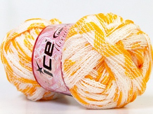 Composition 100% Acrylique, White, Brand Ice Yarns, Dark Yellow, Yarn Thickness 6 SuperBulky Bulky, Roving, fnt2-25167
