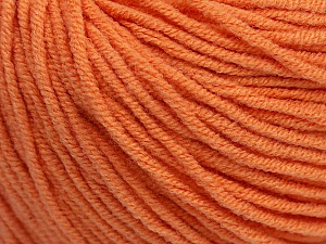 Fiber Content 50% Acrylic, 50% Cotton, Light Orange, Brand Ice Yarns, Yarn Thickness 3 Light DK, Light, Worsted, fnt2-43834