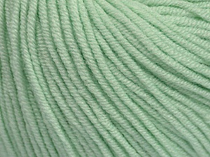 Fiber Content 50% Cotton, 50% Acrylic, Mint Green, Brand Ice Yarns, Yarn Thickness 3 Light DK, Light, Worsted, fnt2-44637
