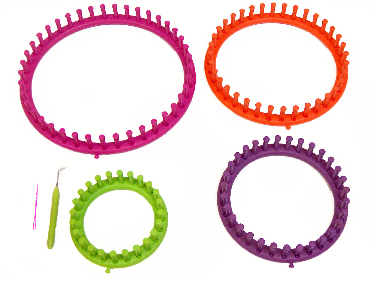 Round Knitting Looms Set 4 Sizes at Yarn Paradise